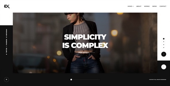 Gallery image of Fightex - Showcase Portfolio WordPress Theme