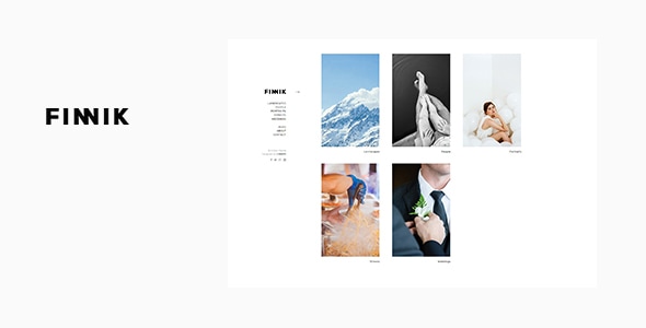 Gallery image of Finnik - Minimal WordPress Theme for Photographers