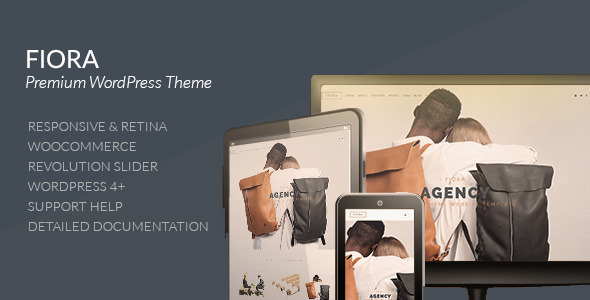 Gallery image of Fiora - Multi & Onepage Portfolio WordPress Theme