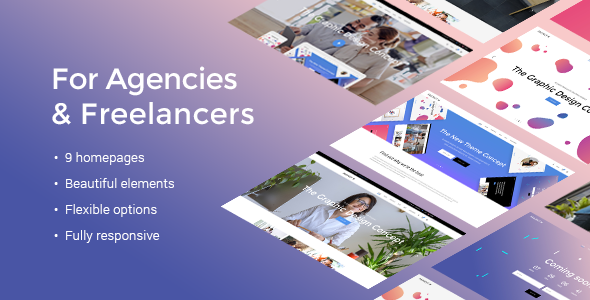Gallery image of Fuzion - Design Agency WordPress Theme