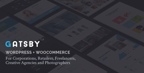Gallery image of Gatsby - WordPress + eCommerce Theme
