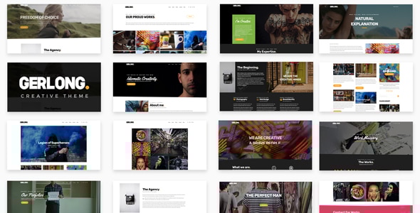 Gallery image of Gerlong - Responsive One & Multi Page Portfolio Theme