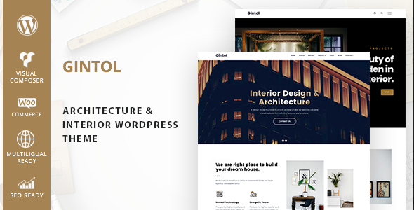 Gallery image of Gintol - Interior And Architecture WordPress Theme
