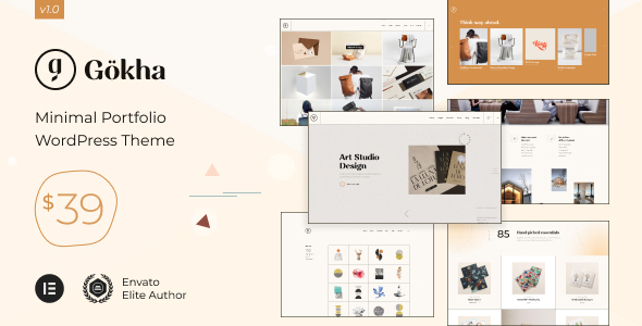 Gallery image of Gokha - Minimal Portfolio WordPress Theme