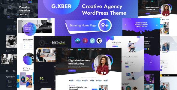 Gallery image of Gxber - Creative Agency WordPress Theme