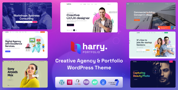 Gallery image of Harry - Creative Agency & Portfolio WordPress Theme + RTL