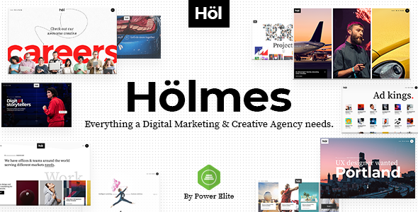 Gallery image of Holmes - Digital Agency WordPress Theme