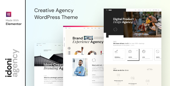 Gallery image of Idoni - Creative Agency WordPress Theme