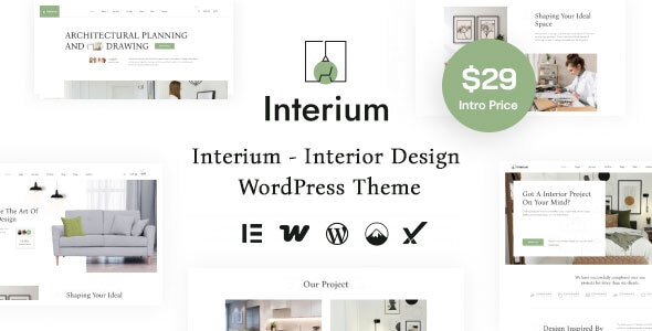Gallery image of Interium - Interior Design & Architecture WordPress Theme