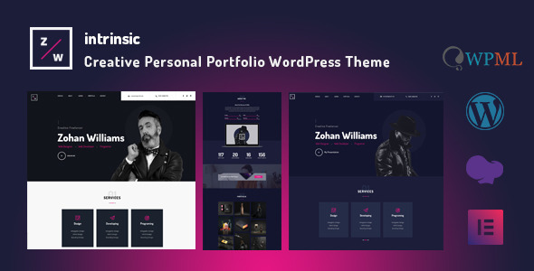 Gallery image of Intrinsic - Creative Personal Portfolio WordPress Themes