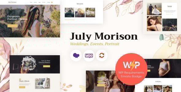 Gallery image of July Morison | Event Photographer's Portfolio WordPress Theme