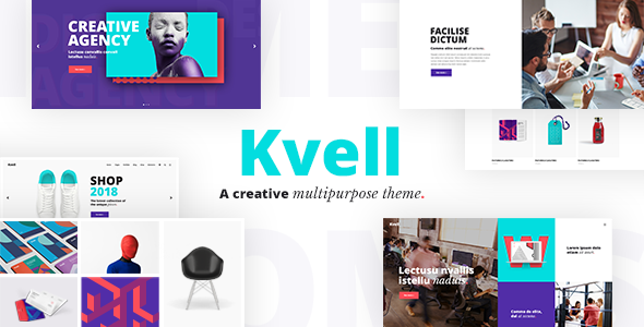 Gallery image of Kvell - A Creative Multipurpose WordPress Theme for Freelancers and Agencies