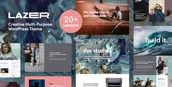 Gallery image of Lazer - Creative Multi-Purpose WordPress Theme