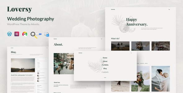 Gallery image of Loversy - Wedding Photography WordPress Theme