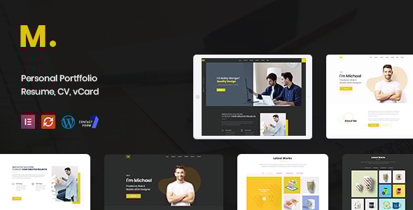 Gallery image of Mak - Personal Portfolio & Resume WordPress Theme