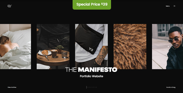 Gallery image of Manifesto - Creative Portfolio WordPress Theme