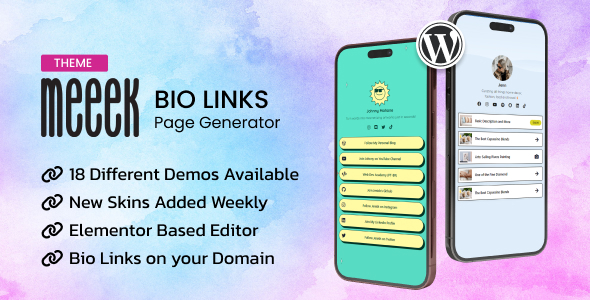 Gallery image of Meeek - Bio Links Builder Theme