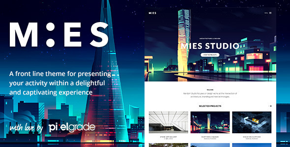 Gallery image of MIES - An Avant-Garde Architecture WordPress Theme