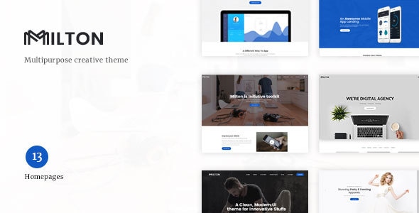 Gallery image of Milton | Multipurpose Creative WordPress Theme