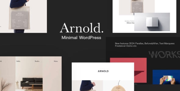 Gallery image of Minimal Portfolio WordPress Theme - Arnold.