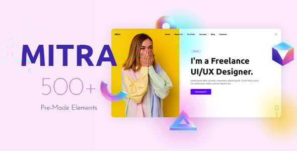 Gallery image of Mitra - Personal Portfolio WordPress Theme