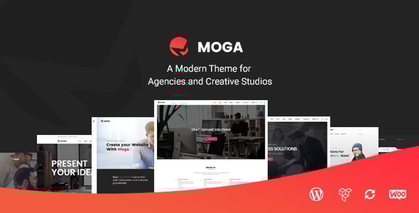 Gallery image of Moga - Creative Agency & Business WordPress Theme