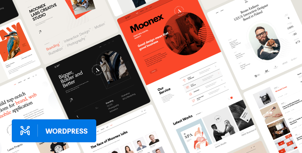 Gallery image of Moonex - Agency & Portfolio WordPress Theme