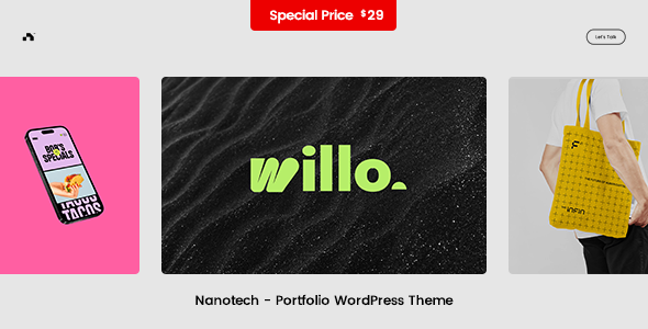 Gallery image of Nanotech - Creative Portfolio WordPress Theme