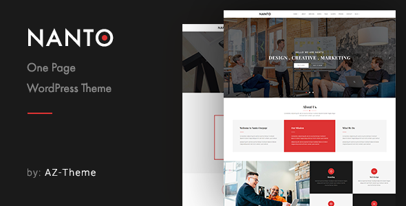Gallery image of Nanto - OnePage Parallax WordPress Theme