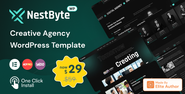 Gallery image of Nestbyte- Creative Agency and Startup WordPress Theme