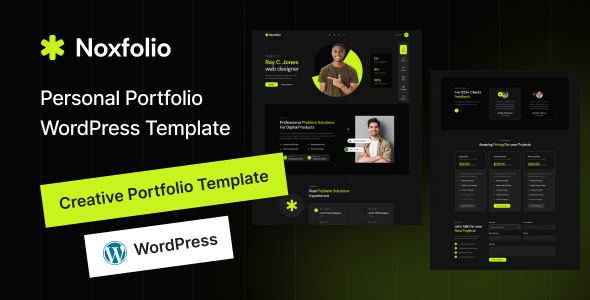 Gallery image of Noxfolio - Personal Portfolio Resume WordPress Theme