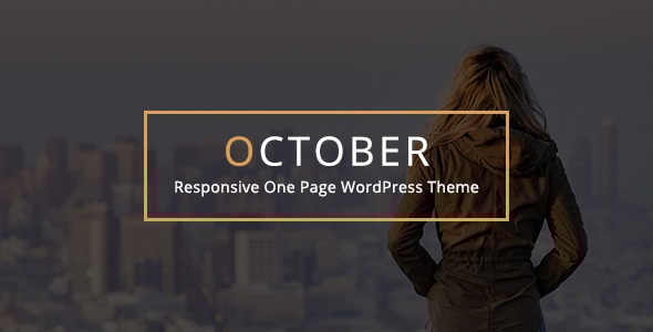 Gallery image of October - Responsive One Page WordPress Theme