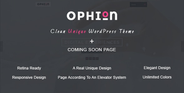 Gallery image of Ophion - Clean WordPress Theme
