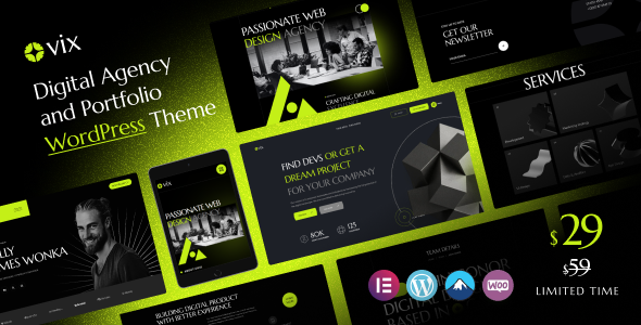 Gallery image of Ovix - Digital Agency & Creative Portfolio WordPress Theme