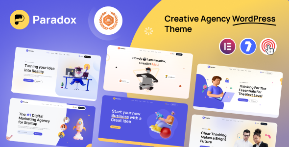 Gallery image of Paradox - Creative Agency WordPress Theme