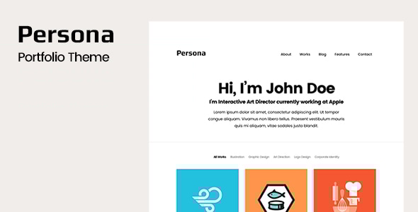 Gallery image of Persona - Portfolio WordPress Theme