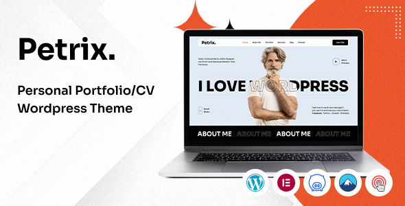 Gallery image of Petrix - Personal Portfolio WordPress Theme