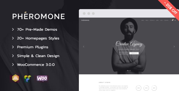 Gallery image of Pheromone - Creative Multi-Concept WordPress Theme