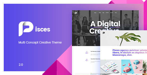 Gallery image of Pisces - Multi Concept Creative WordPress Theme
