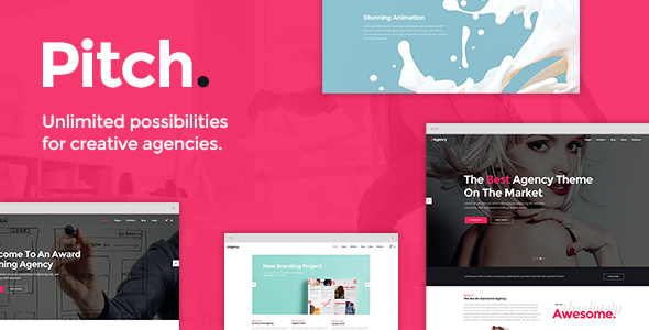 Gallery image of Pitch - Digital Agency & Freelancer WordPress Theme