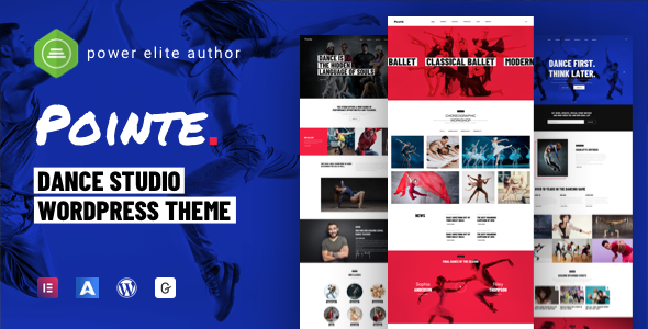Gallery image of Pointe - Dance Studio WordPress