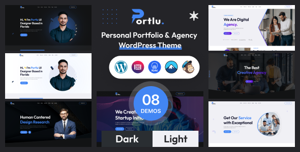 Gallery image of Portlu - Personal Portfolio & Agency WordPress Theme