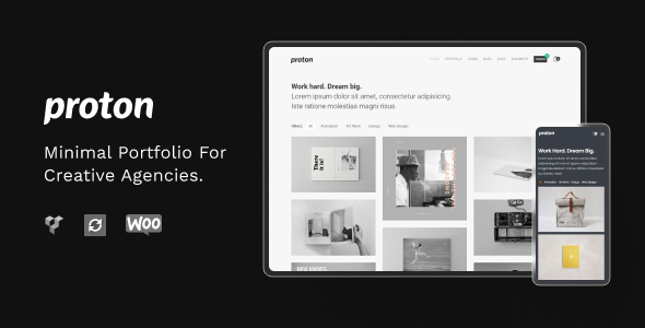 Gallery image of Proton - Minimal WordPress Portfolio Theme