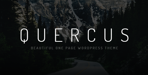 Gallery image of Quercus - Responsive One Page WordPress Theme