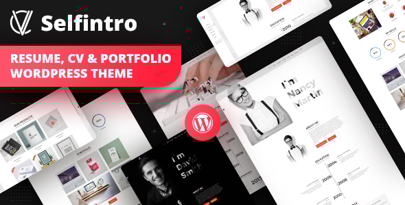 Gallery image of Resume, CV & Portfolio WordPress Theme