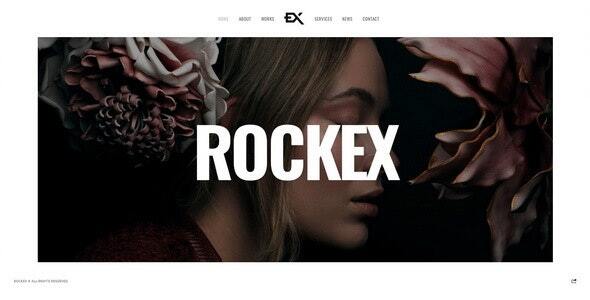 Gallery image of Rockex - One Page Portfolio WordPress Theme