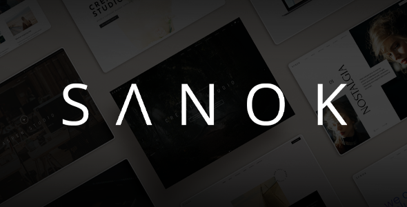 Gallery image of Sanok - Clean Minimalist One & Multipage WordPress Theme