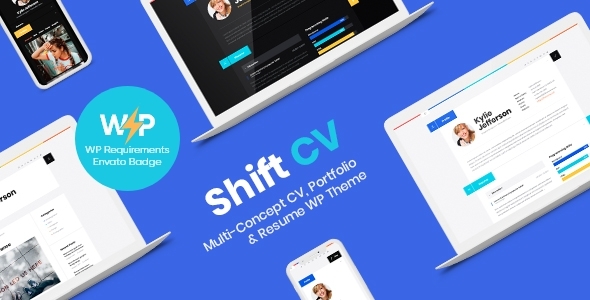 Gallery image of ShiftCV - Blog \ Resume \ Portfolio \ WordPress Theme