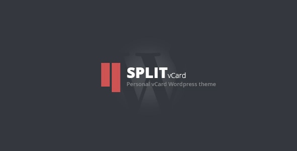 Gallery image of Split : WordPress CV/Vcard Template