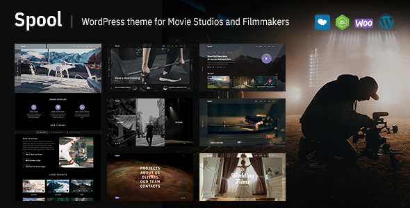 Gallery image of Spool - Movie Studios and Filmmakers WordPress Theme